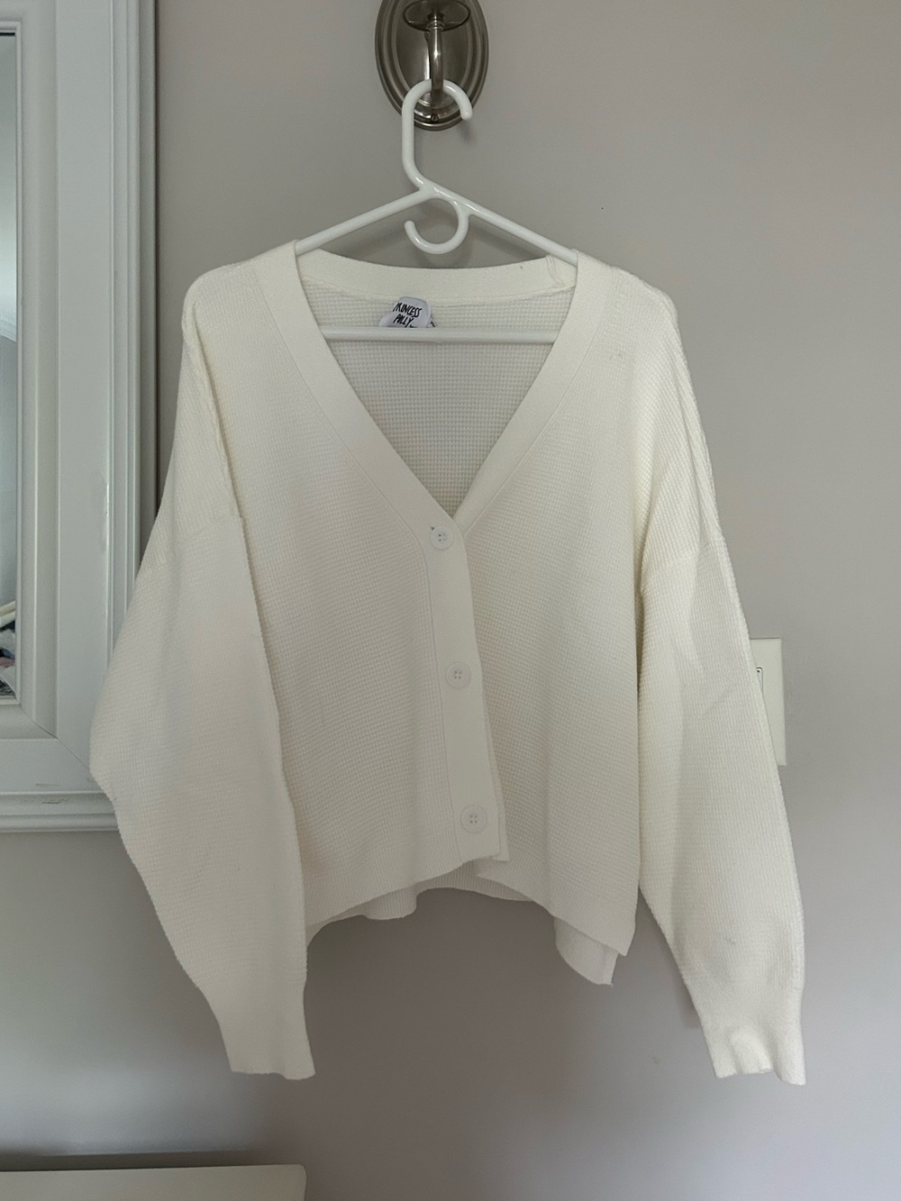 Theo Waffle Cardigan Princess Polly